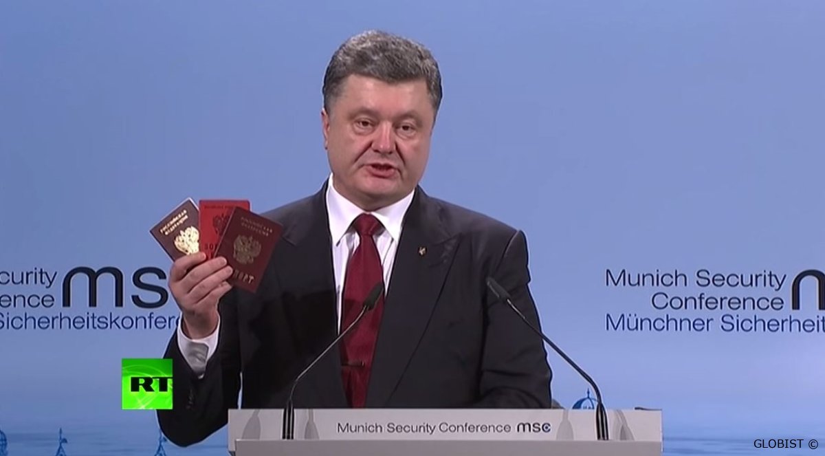 Moskau verlangt Kopien der russischen Pässe, die Poroschenko in München als Beweise präsentierte - Die Ukraine schweigt