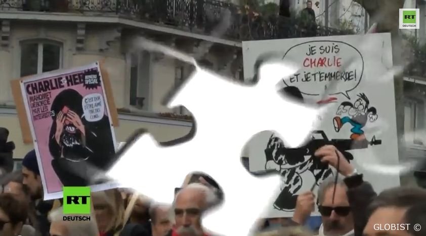 Pariser Zwei-Klassen-Trauermarsch und Aufregung über Lügenpresse [E 43]