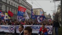 Anti-NATO Proteste in Serbien, Belgrad den 20.02.16