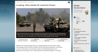 ZDF entfernt falsches Foto zu Artikel über Invasion russischer Panzer in Ukraine